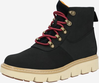 TIMBERLAND Schnürstiefelette in dunkelrot / schwarz, Produktansicht