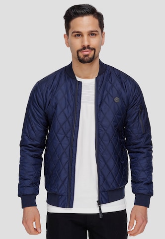 INDICODE JEANS Between-Season Jacket 'Novak' in Blue