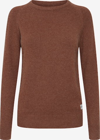 Oxmo Sweater 'MARIA' in Brown: front