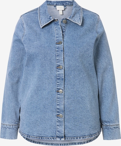 Ulla Popken Jacke in blue denim, Produktansicht