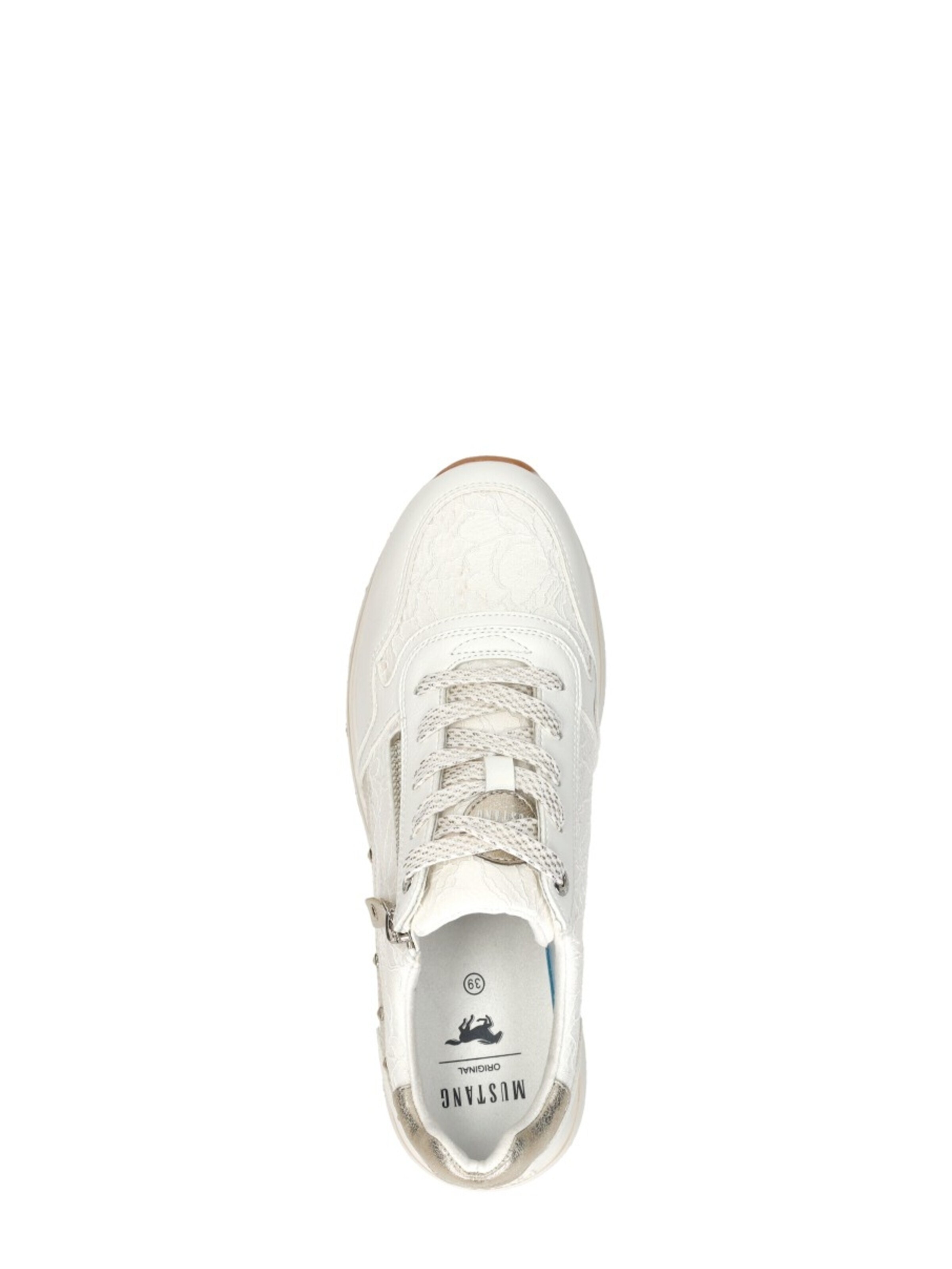 MUSTANG Sneakers laag 'Sneakers Laag' in Wit