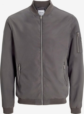 Coupe regular Veste mi-saison Jacks & Jones en gris : devant