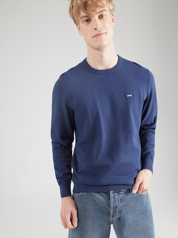 LEVI'S ® Trui 'Housemark' in Blauw: voorkant