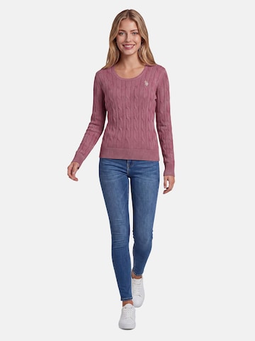 U.S. POLO ASSN. Sweater in Pink