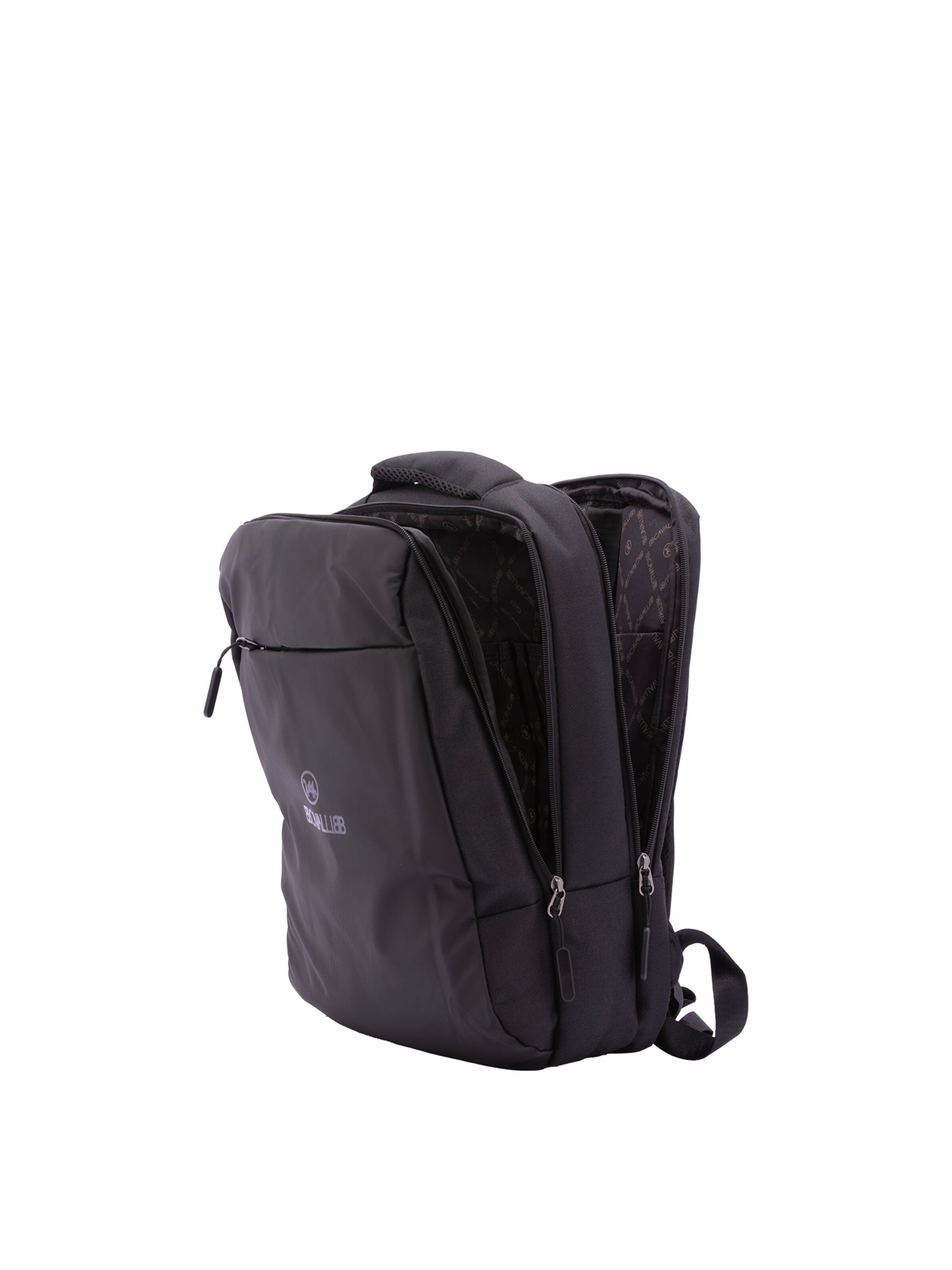 Zaino 'Zaino B Cavalli Poliestere Chiusura Zip Tasche Esterne 40x28x15 cm' di B. Cavalli in nero