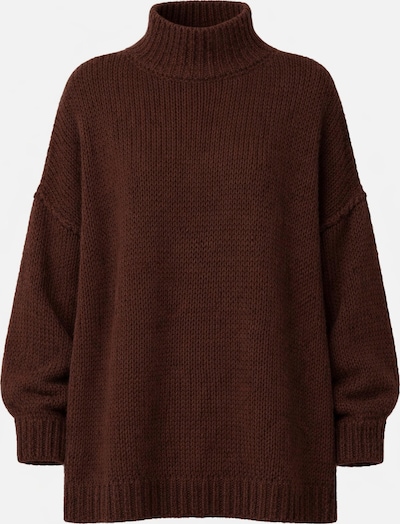 Worldclassca Oversizepullover 'Strickpullover Oversized mit Stehkragen' in S-L in braun, Produktansicht