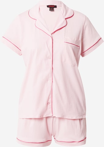 Misspap Short Pajama Set in Pink: front