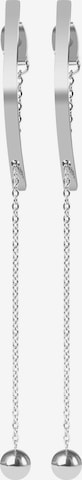 Akzent Earrings 'Agnesa, langlebig' in Silver: front