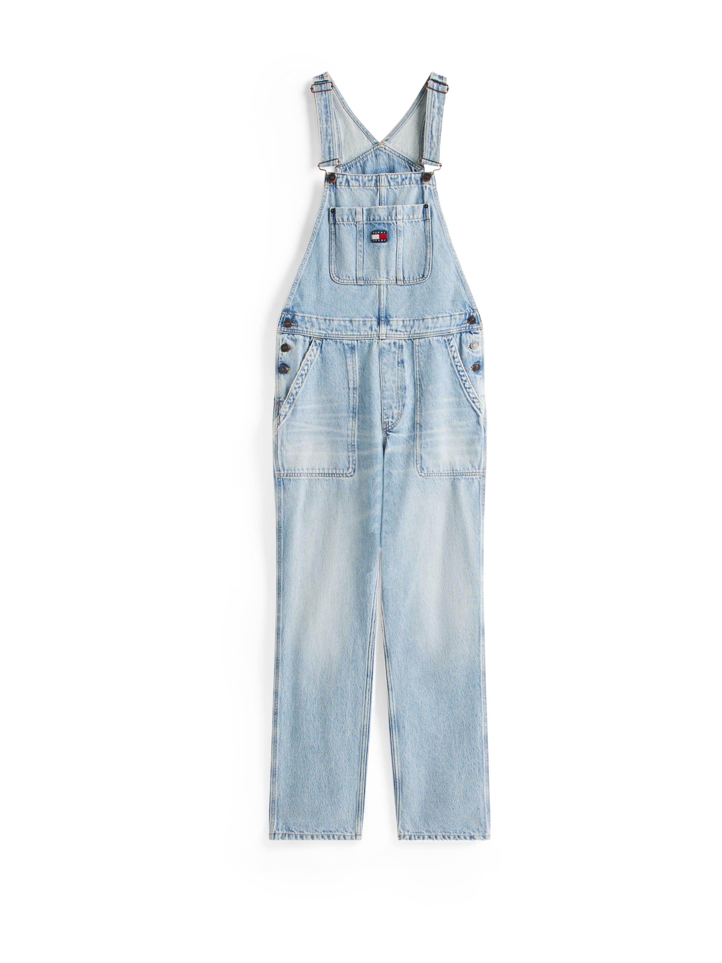 Regular Salopetă 'RYAN DUNGAREE' de la Tommy Jeans pe albastru: față