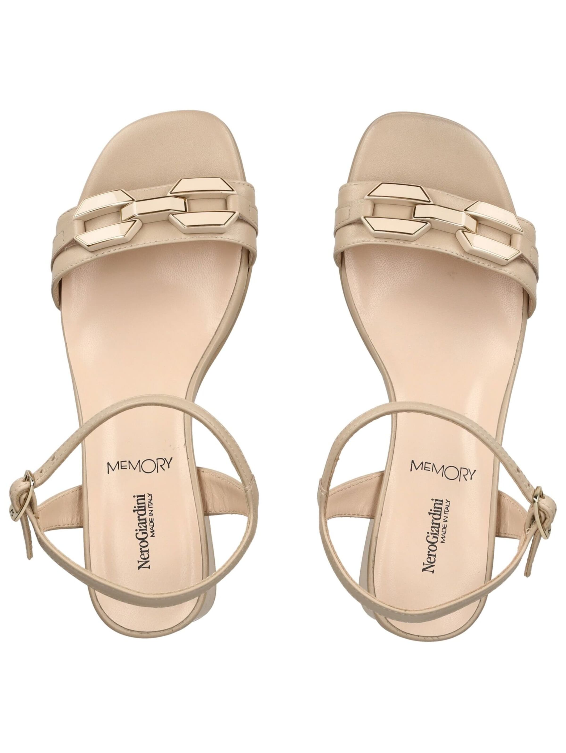 Nero Giardini Strap sandal in Beige