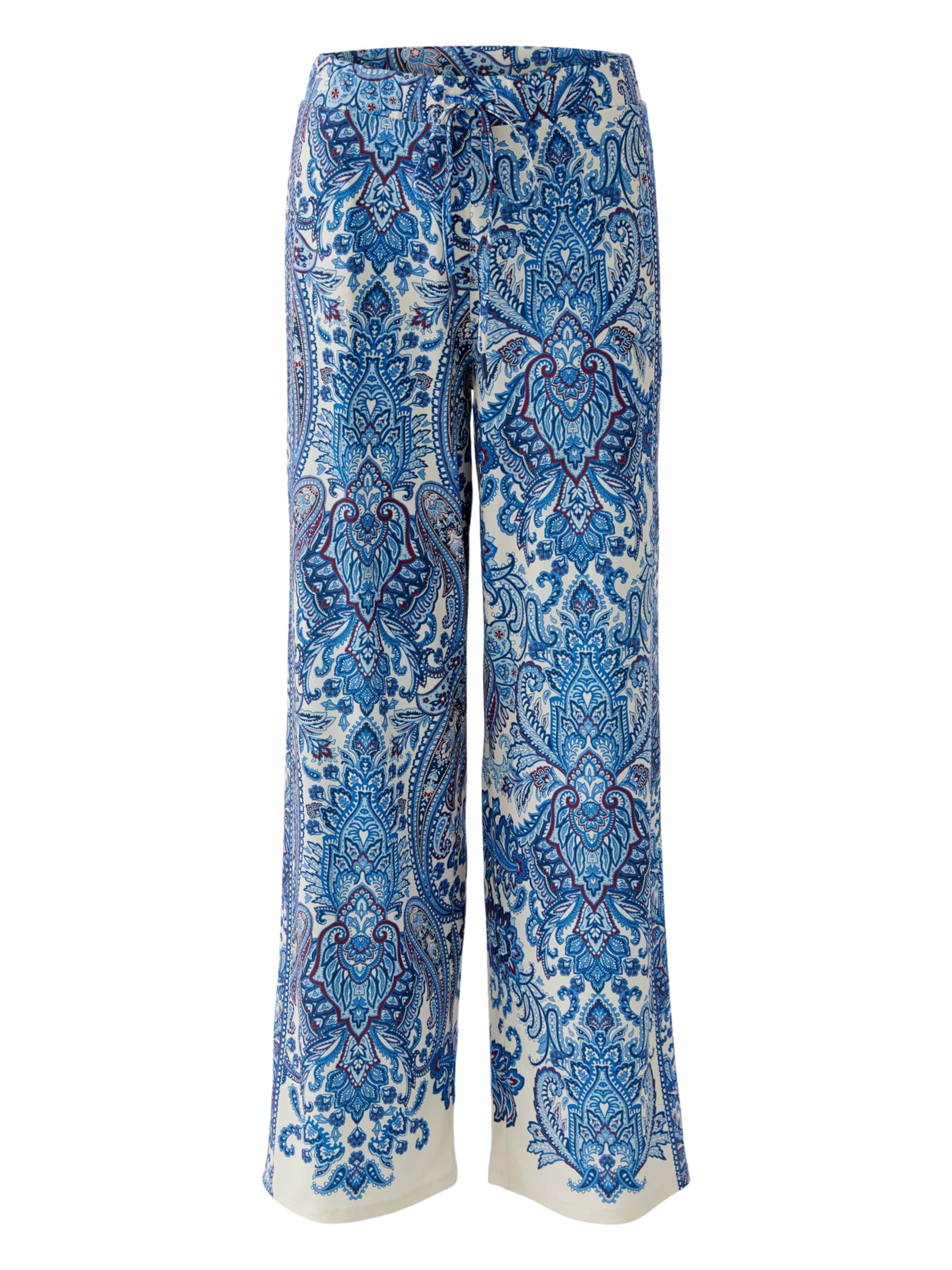 OUI Loose fit Pants in Blue: front