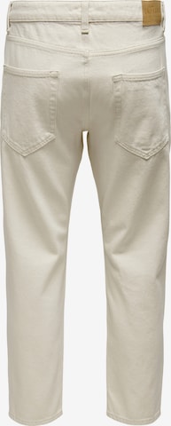 regular Jeans 'Avi' di Only & Sons in beige