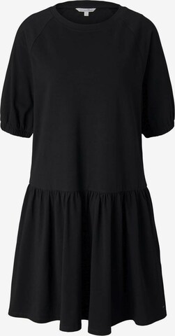 TOM TAILOR DENIM - Vestido en negro: frente