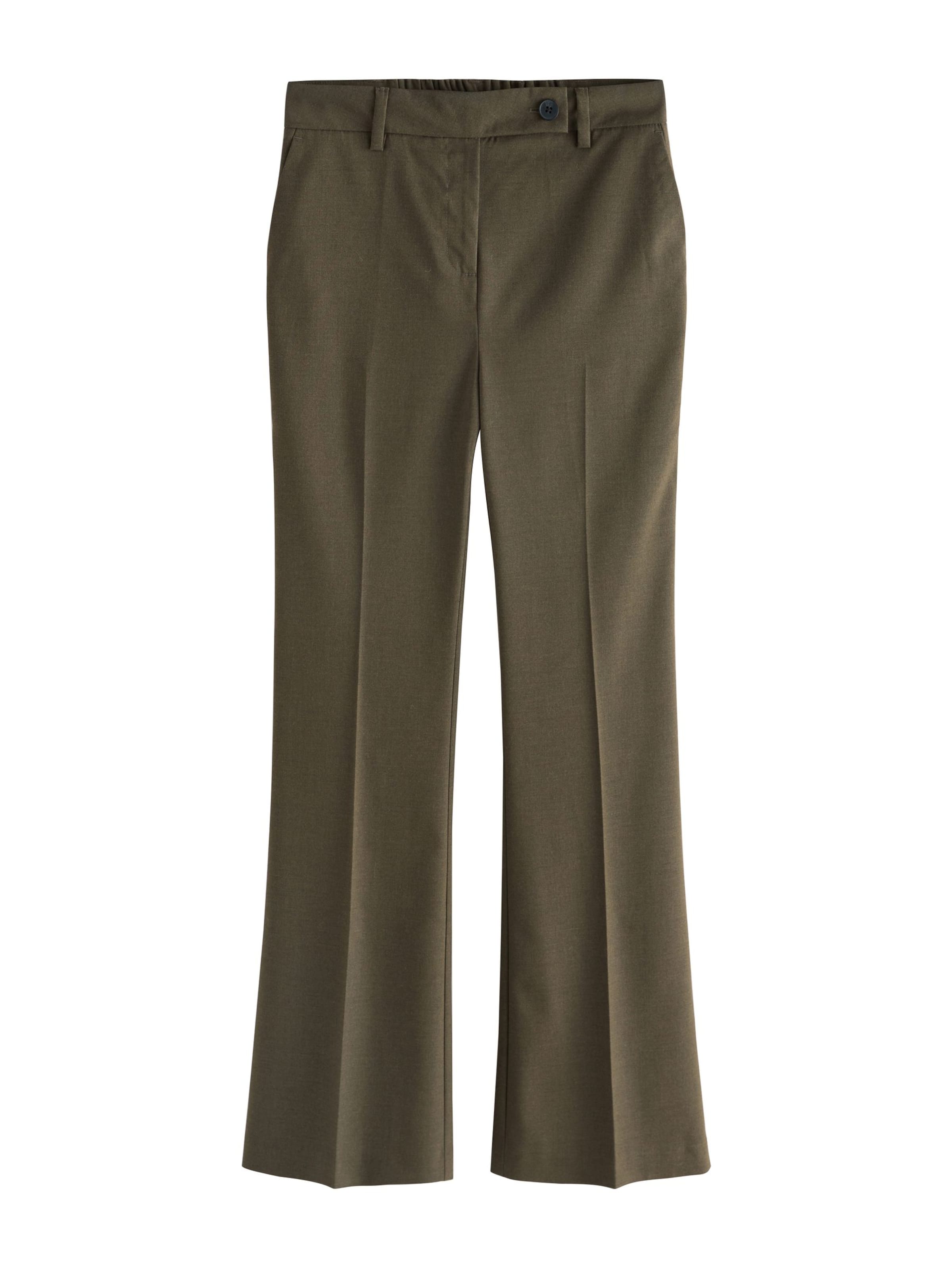 Next Alt laienev Viikidega püksid, värv roheline: eest vaates