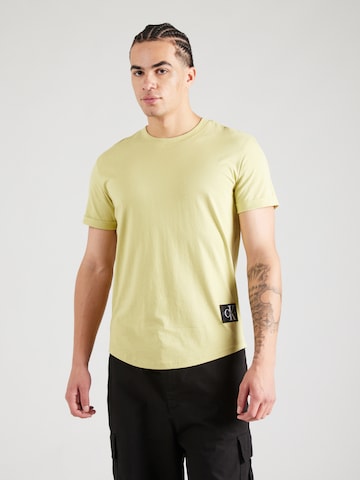 Calvin Klein Jeans - Camiseta en verde: frente