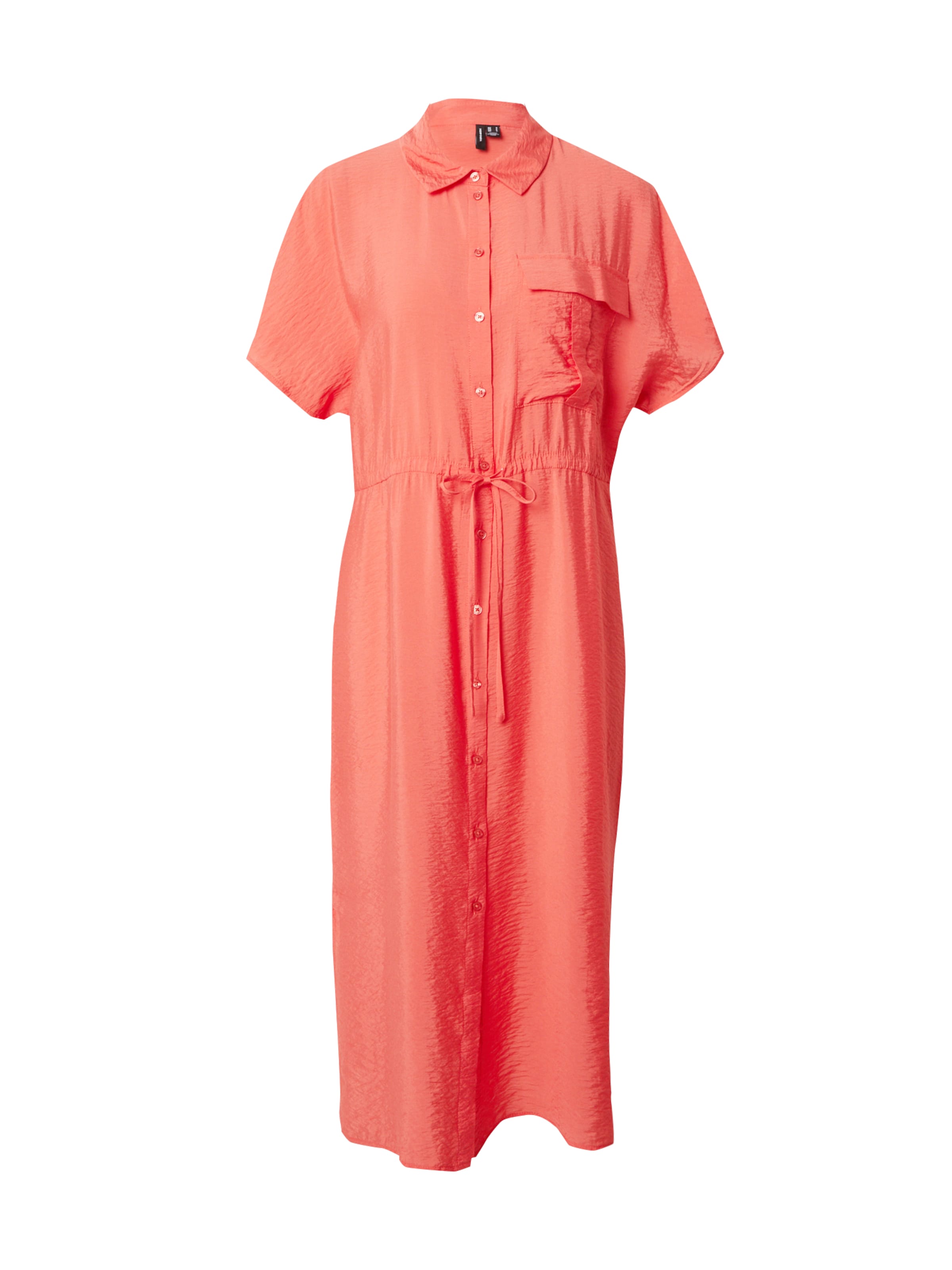 VERO MODA Košeľové šaty 'IRIS' - Červená: predná strana