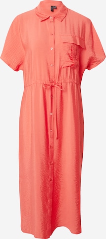 Robe-chemise 'IRIS' VERO MODA en rouge : devant