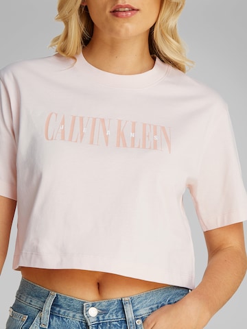 Maglietta di Calvin Klein Jeans in rosa