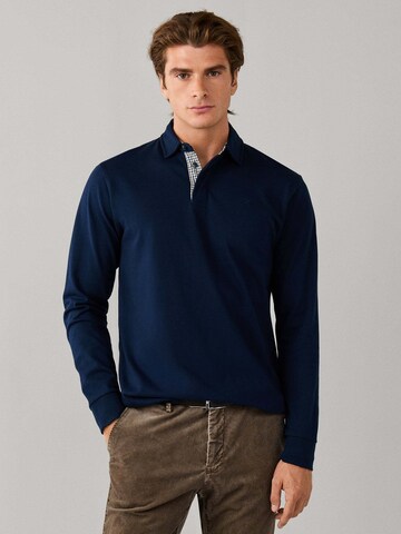Camicia di Hackett London in blu: frontale