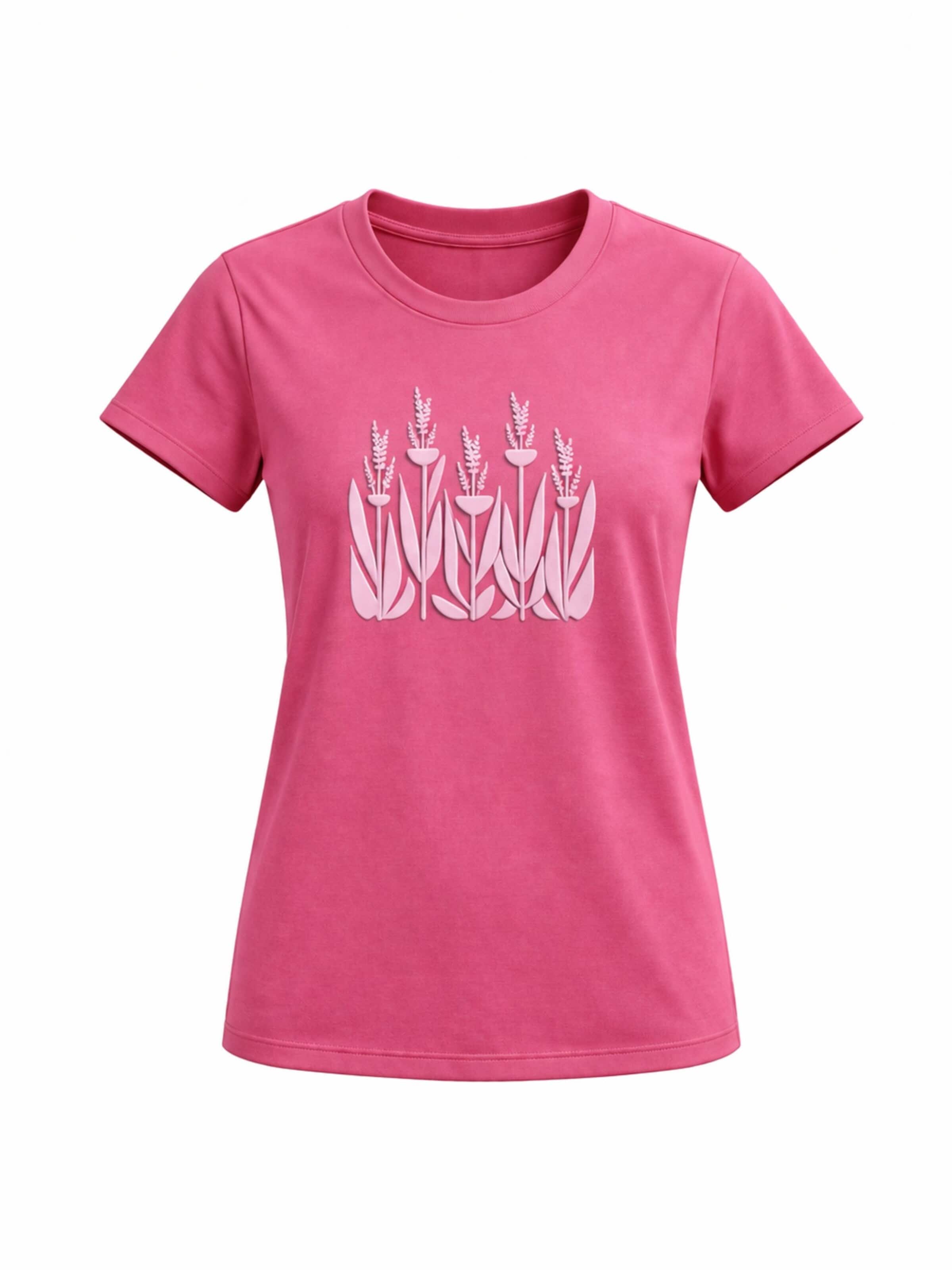 LEAFLETIC - Camiseta 'Leafletic Women’s T-Shirt' en rosa: frente