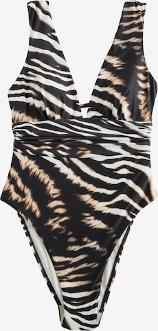 Next Kolmio Uimapuku värissä musta: etupuoli