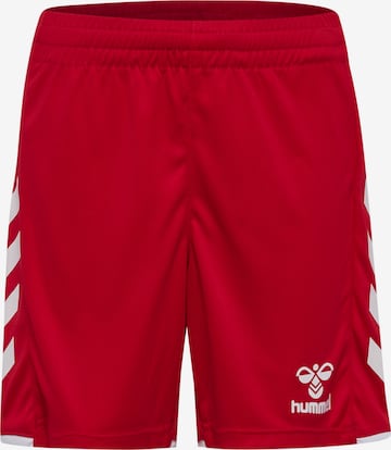 Hummel Workout Pants in Red: front
