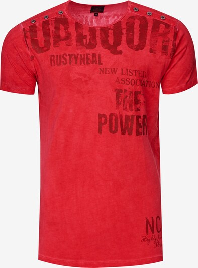Rusty Neal Shirt in de kleur Rood, Productweergave