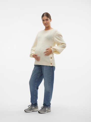 Pull-over 'Tora Vita' MAMALICIOUS en beige