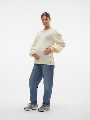 MAMALICIOUS Sweater 'Tora Vita' in Beige
