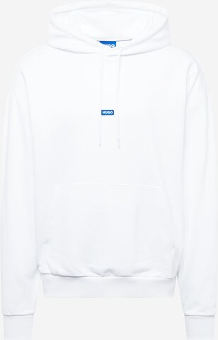 HUGOSweater majica 'Nalonso' - bijela boja: prednji dio
