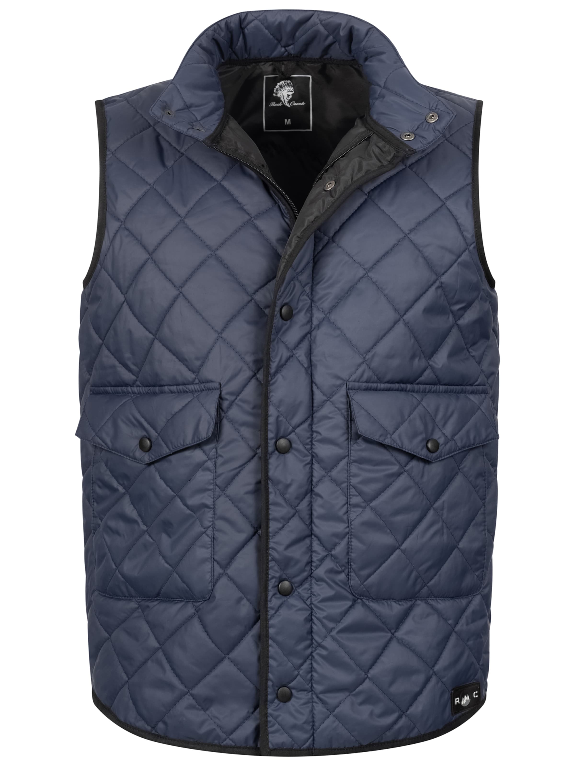 Rock Creek Weste in Blau: Vorderseite