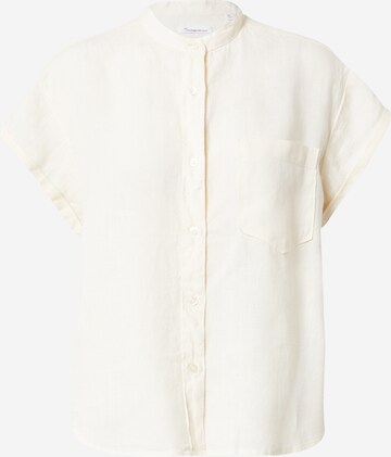 KnowledgeCotton Apparel Blouse 'Aster' in Beige: front