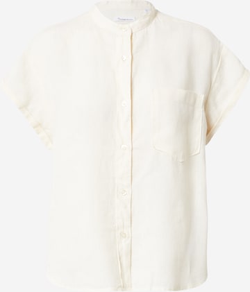 KnowledgeCotton Apparel Blouse 'Aster' in Beige: front