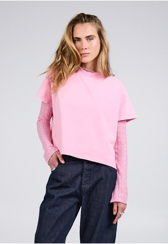 OH APRIL - Camiseta 'Ella' en rosa: frente