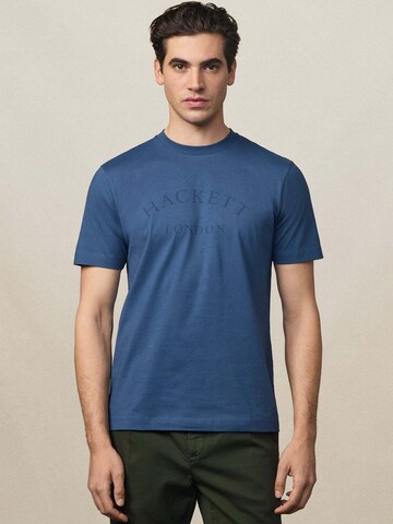 Hackett London T-Shirt 'Heritage Ess' in Blau: Vorderseite