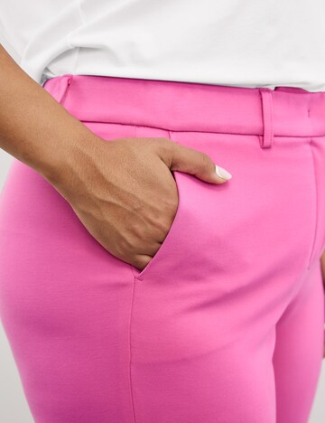 SAMOON Regular Trousers in Pink