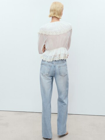 MANGO Wide leg Jeans 'DANILA' in Blauw