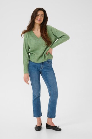 Kaffe - Pullover 'KaNiel' em verde