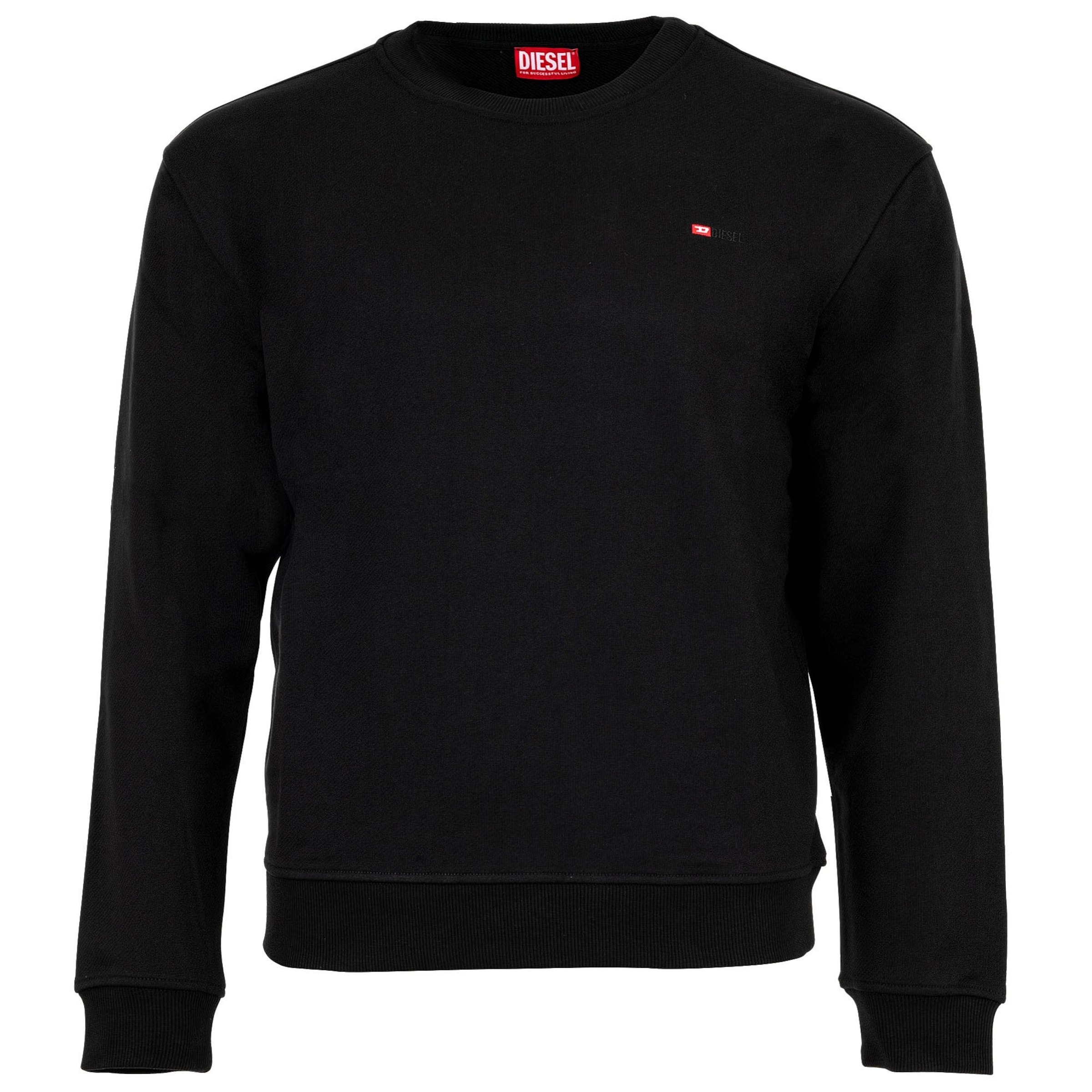 Sweat-shirt DIESEL en noir : devant