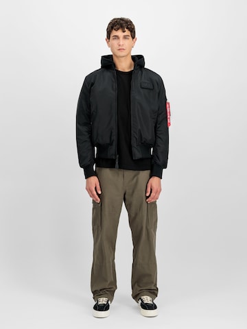 ALPHA INDUSTRIES Between-Season Jacket 'MA-1 ZH' in Black