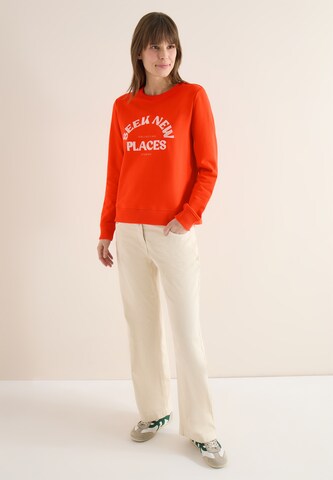 CECIL Sweatshirt in Orange