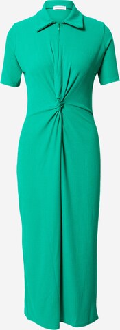 Warehouse - Vestido en verde: frente