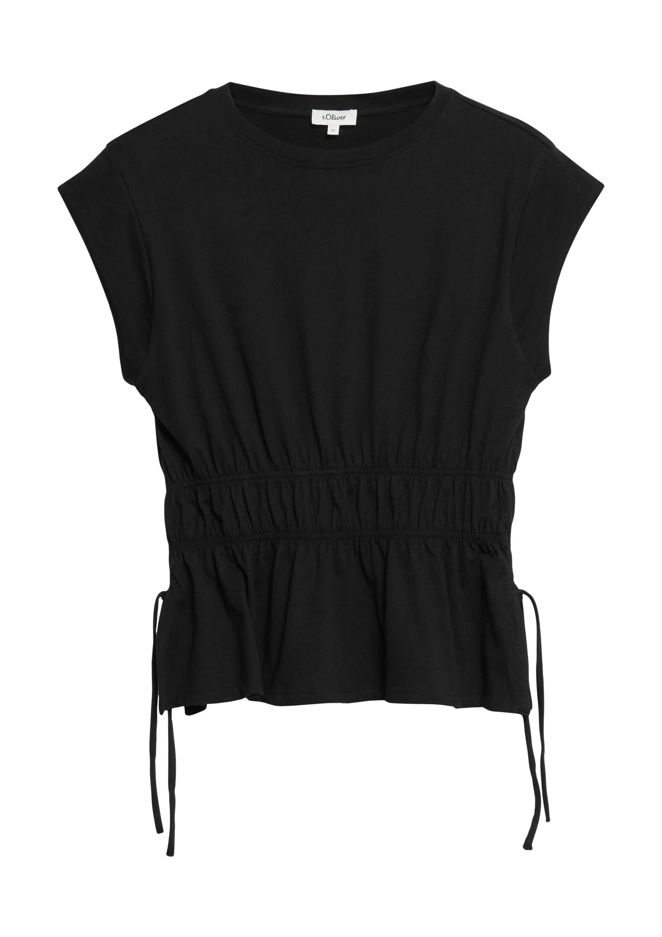s.Oliver Shirt in Black: front