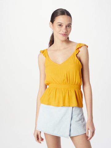 ABOUT YOU Top 'Lillian' in Yellow: front