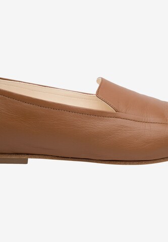 Henry Stevens Classic Flats 'Audrey HVL' in Brown