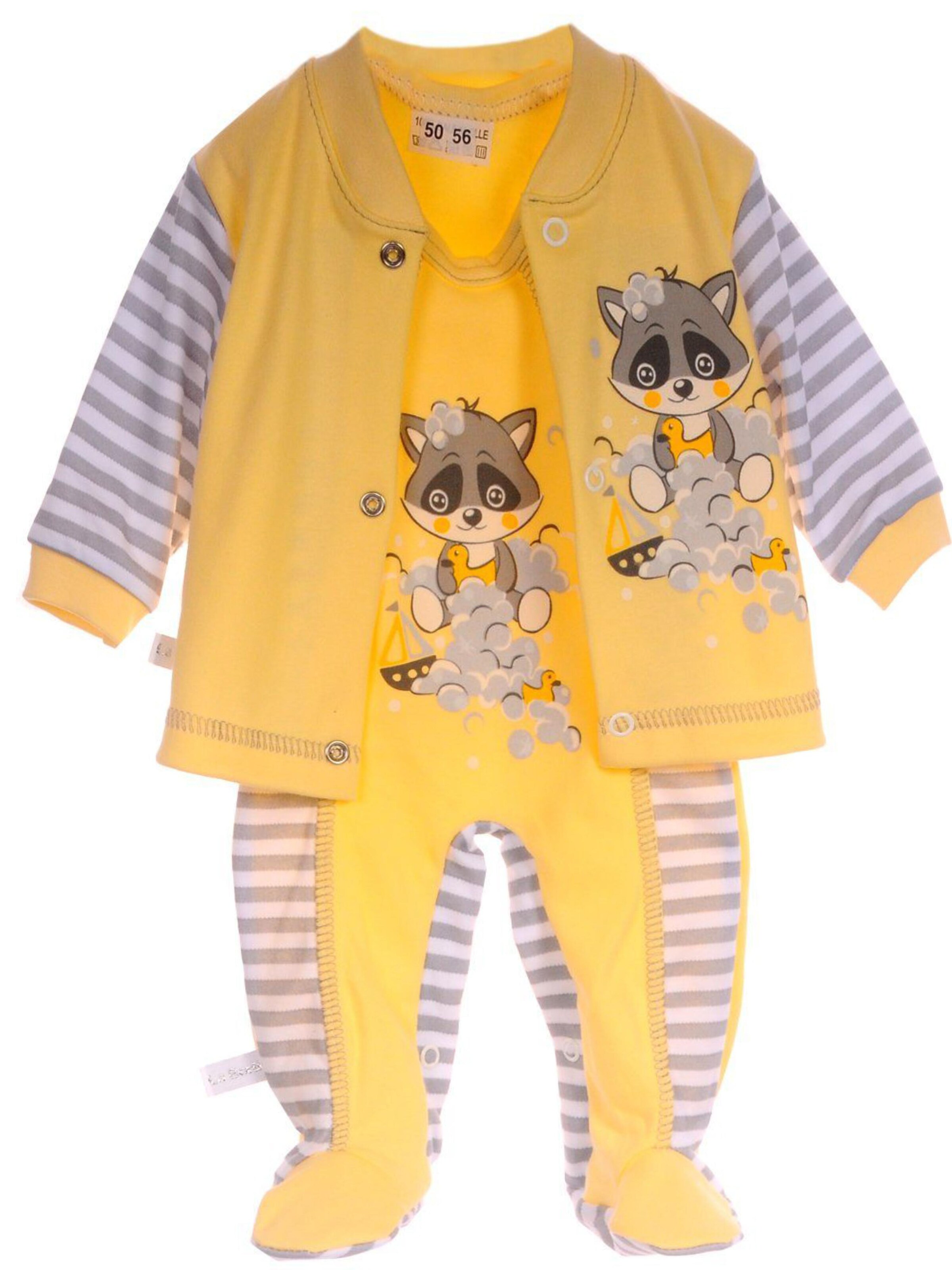 La Bortini Set in Yellow: front