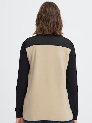 Oxmo - Colete ' OXNETE FLEECE ' em bege