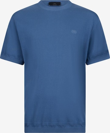 Liu Jo Shirt 'LIU JO UOMO MAGLIA SHORTCREPE Maglieria' in Blauw: voorkant