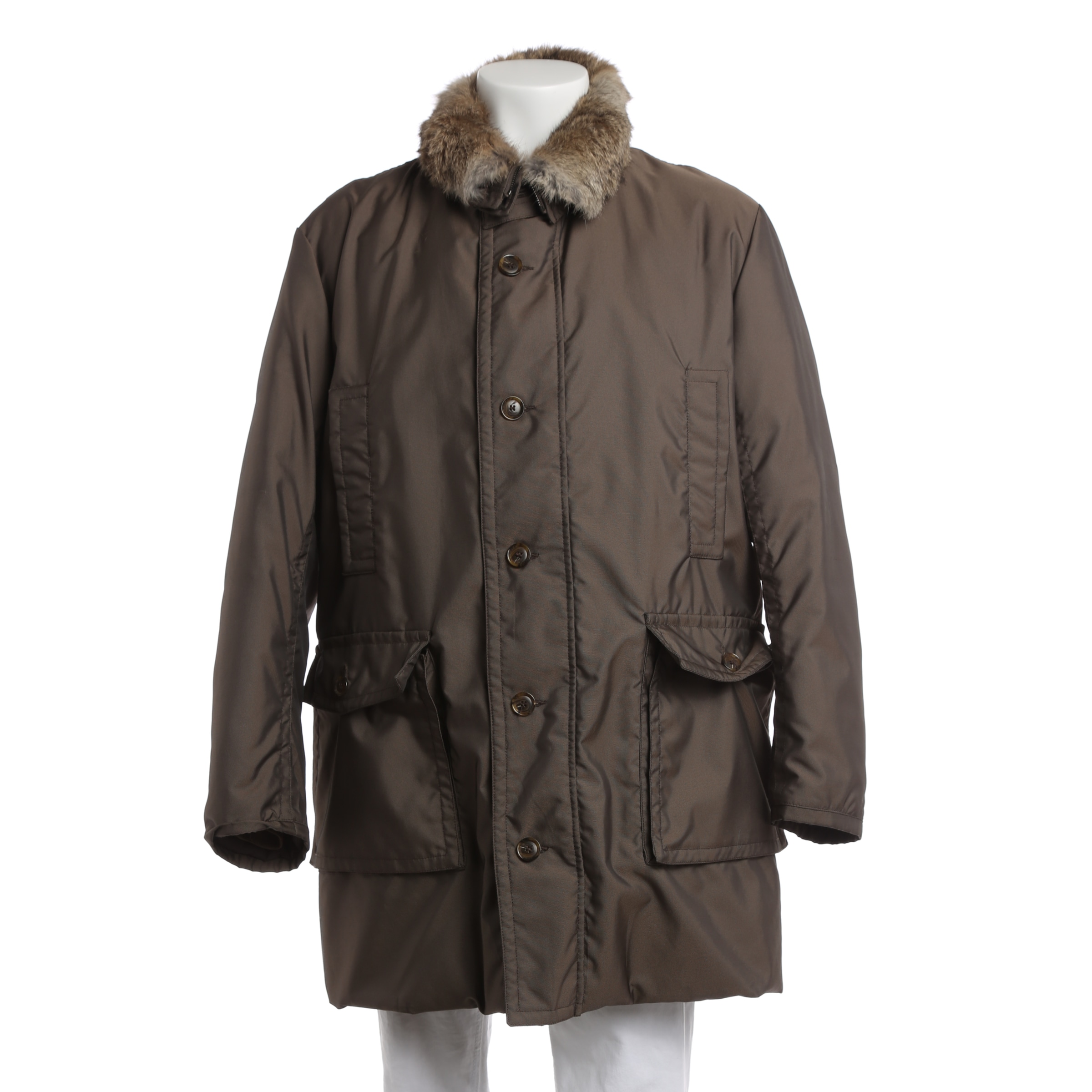 MONCLER Jacket & Coat in XS in Brown: front