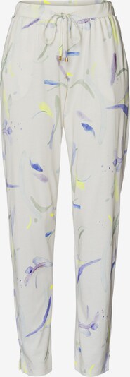 Hanro Pajama Pants 'Sleep & Lounge' in S in Blue / Yellow / Grey / Purple / White, Item view
